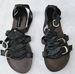 Celeste Denim Sandal 8.5